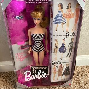Barbie 35th Anniversary Doll in Black and White